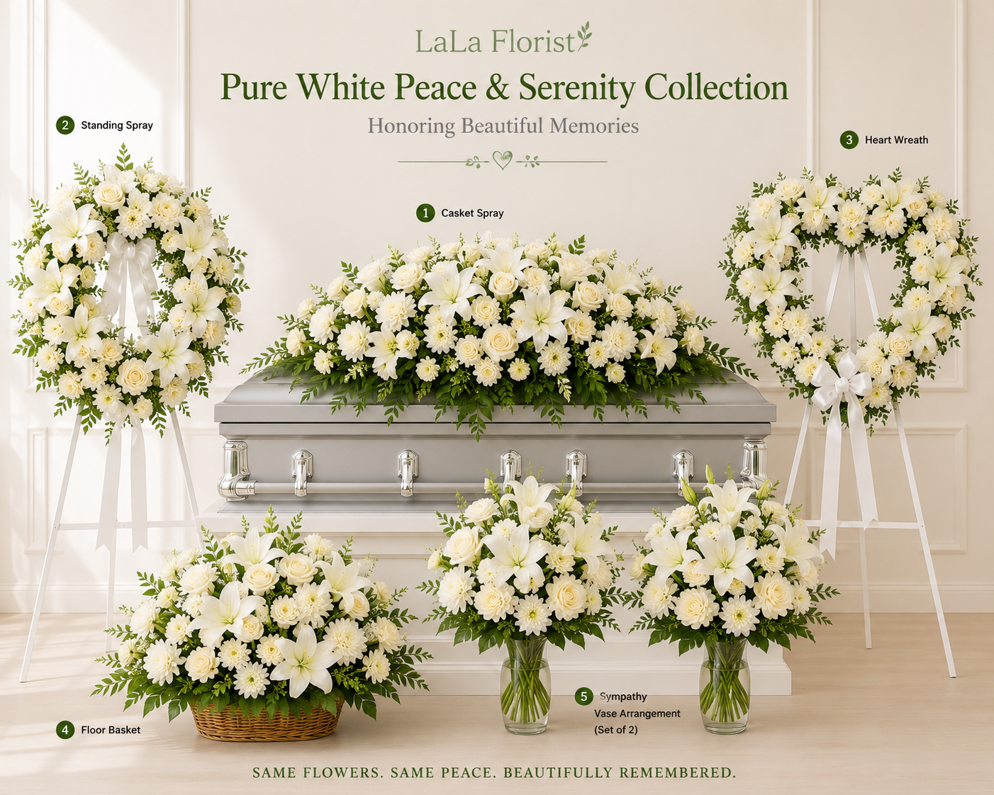 🤍 Pure White Peace & Serenity Collection