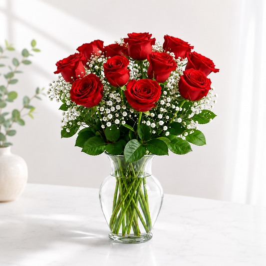 Classic Red Roses