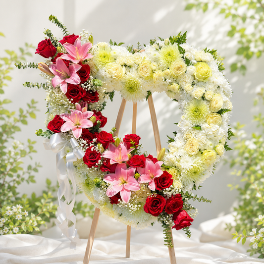 Graceful Heart Sympathy Wreath