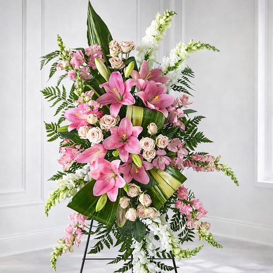 Elegant Embrace Standing Spray